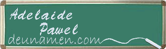 Adelaide Pawel Visitenkarte